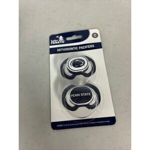 Baby Fanatic Penn State Nittany Lions Orthodontic Pacifiers 2-Pack PSU2000 NEW